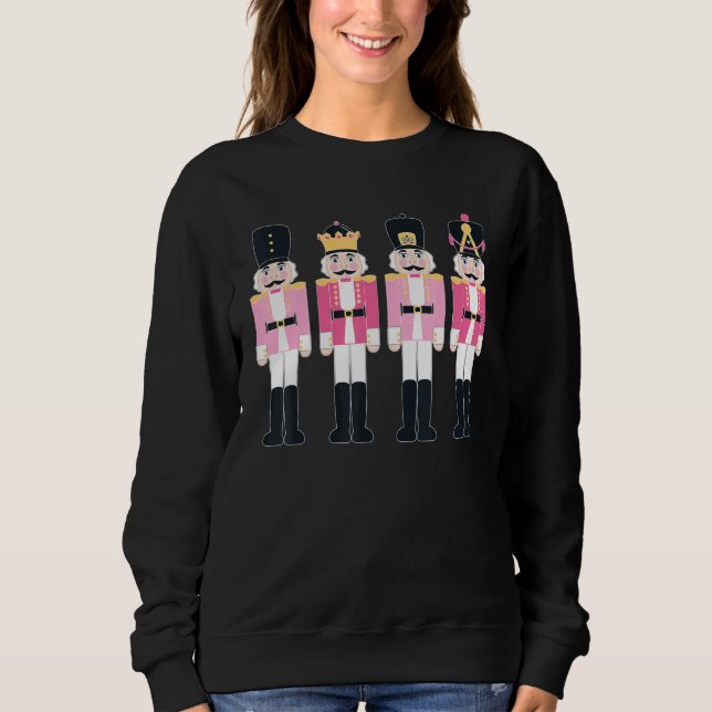 Nutcracker Squad Ballet Dance Matching Family Xmas Sweatshirt (Front)