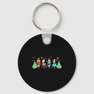 Nutcracker Squad Ballet Dance Merry Christmas Wome Key Ring