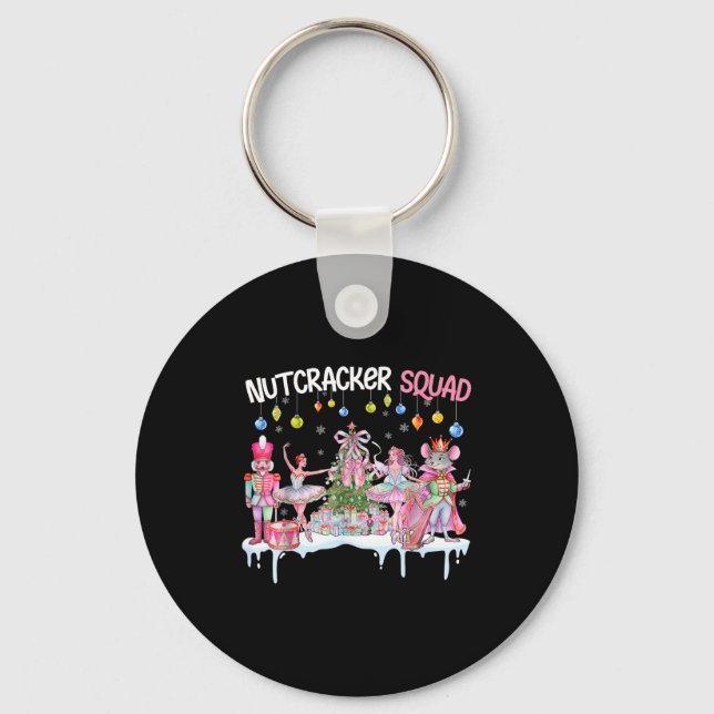 Nutcracker Squad Christmas Nk Ballet Sugar Plum Fa Key Ring (Front)