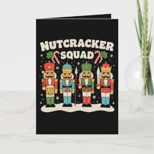 Nutcracker Squad Christmas Xmas Holiday Season Card