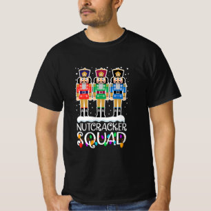 Nutcracker Squad Holiday Ballet Dance Matching Chr T-Shirt