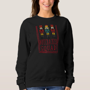 Nutcracker Squad Holiday Pajama Dress Up Raglan Sweatshirt