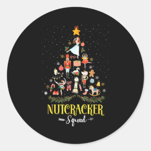 Nutcracker Squad In My Nutcracker Era Christmas Tr Classic Round Sticker
