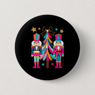 Nutcracker Squad Xmas Nk Christmas Tree Women Kids 6 Cm Round Badge