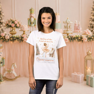 Nutcracker Sugar Plum Fairy Ballerina Mum T-Shirt