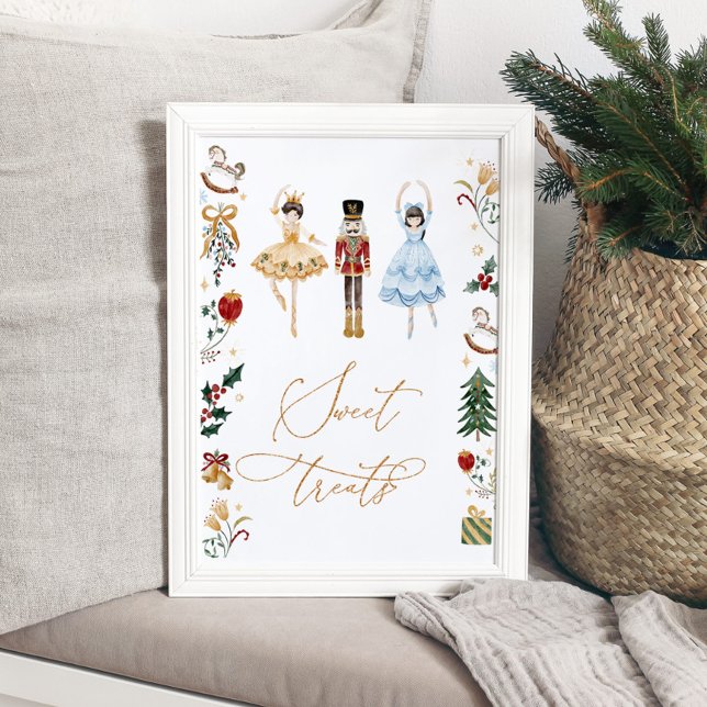 Nutcracker sugar plum fairy birthday sweet treats poster (Creator Uploaded)
