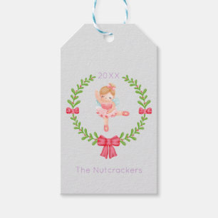 Nutcracker Sugar Plum Fairy Christmas Gift Tags
