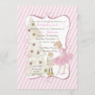 Nutcracker Suite Invitation