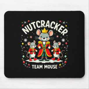 Nutcracker Team Mouse Christmas Ballet Gift Merry Mouse Pad