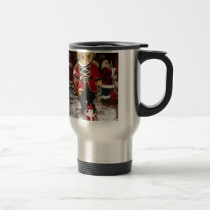 Nutcracker Teddy Bear Christmas Collection Travel Mug