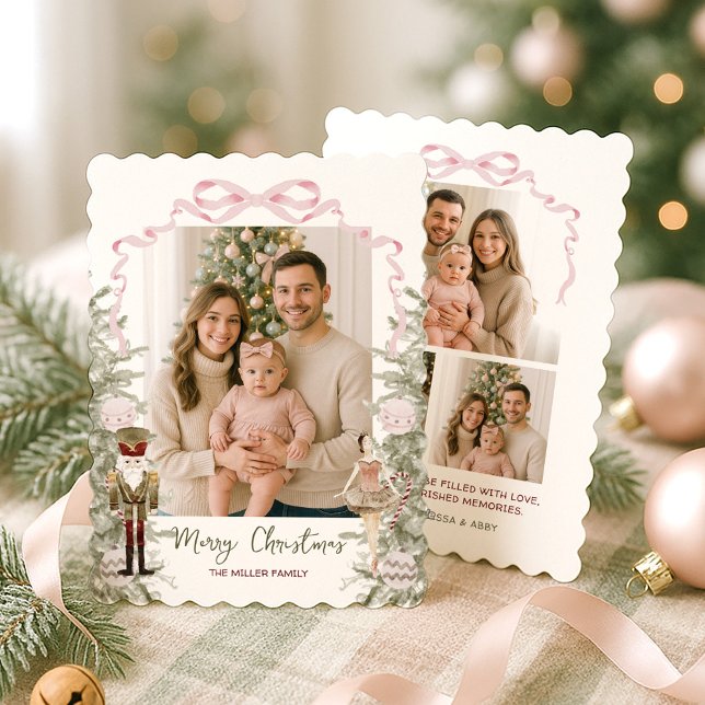 Nutcracker Theme Photo Christmas Holiday Card (Creator Uploaded)