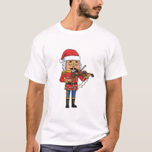 Nutcracker Toy Soldier Violin Classical Funny T-Shirt