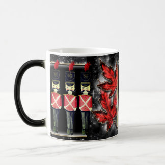 Nutcracker Trio Red Leaf Ballerina Soldier Magic Mug
