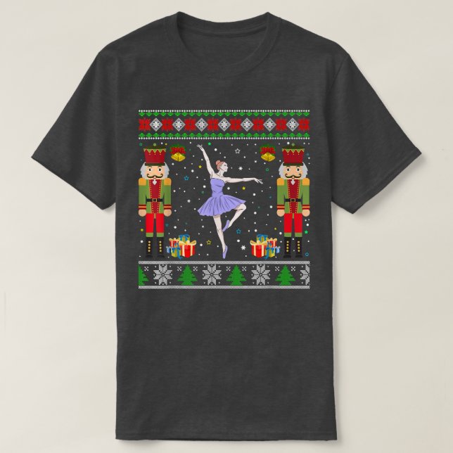 Nutcracker Ugly Christmas Sweater in Funny Christm (Design Front)