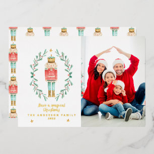 Nutcracker watercolor botanical 1 photo