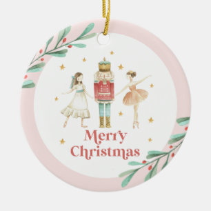 Nutcracker Winter Ballet Christmas Ceramic Tree Decoration