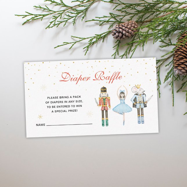 Nutcracker Winter Diaper Raffle Enclosure Card (Creator Uploaded)