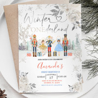 Nutcracker Winter Onederland White Snowflake
