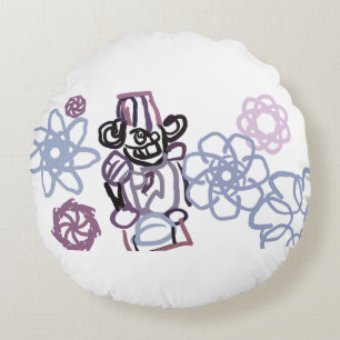 Nutcracker winter round cushion