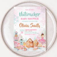 Nutcracker Winter Snowflakes Baby Shower