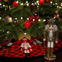 Nutcrackers and Red Plaid
