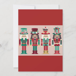 Nutcrackers Christmas decoration  Holiday Card