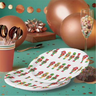 Nutcrackers Christmas decoration  Paper Plate