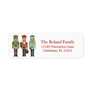 Nutcrackers Classic Christmas return address