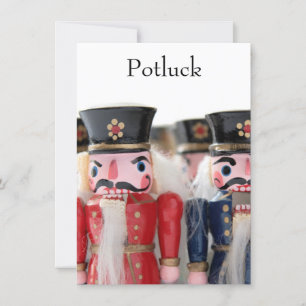 Nutcrackers group potluck invitation