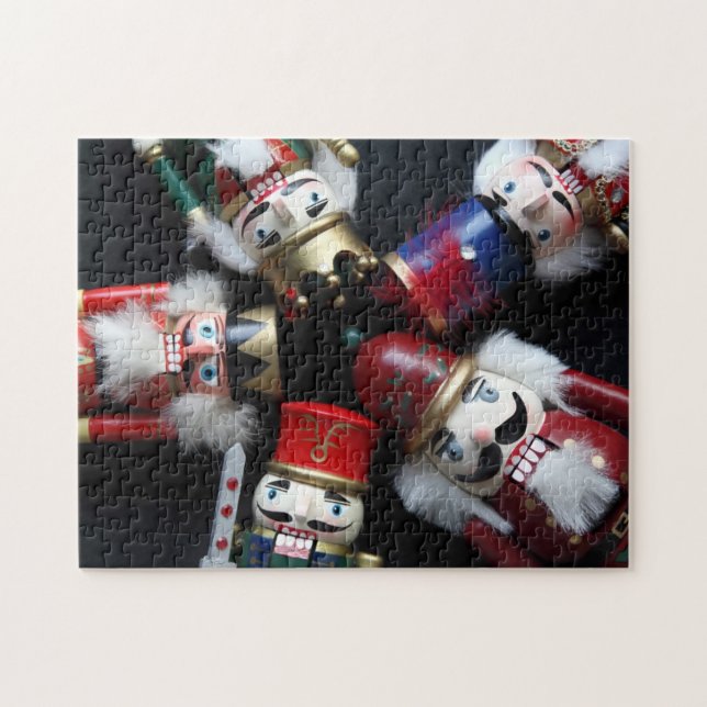 Nutcrackers heads together jigsaw puzzle (Horizontal)