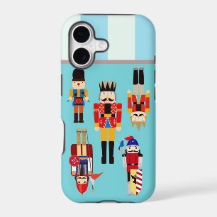 Nutcrackers Soldiers with Custom Name - Aqua