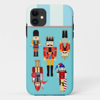 Nutcrackers Soldiers with Custom Name - Aqua Case-Mate iPhone Case