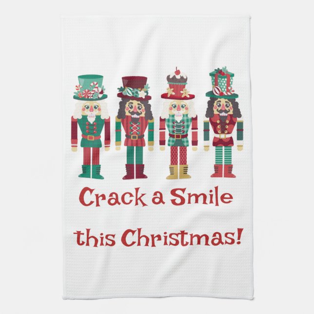 Nutcrackers  tea towel (Vertical)