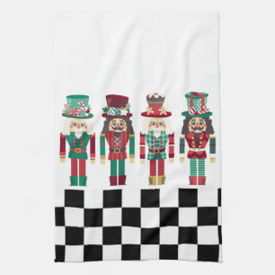 Nutcrackers tea towel