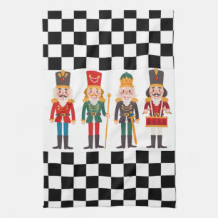 Nutcrackers tea towel
