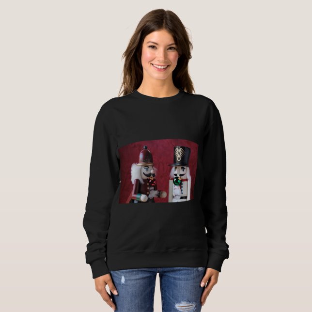 Nutcrackers with ornaments sweatshirt (Front Full)