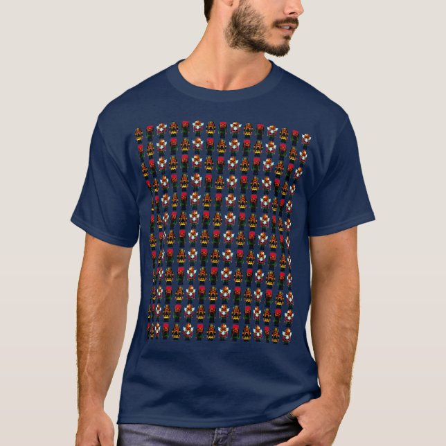 Nutcrakcer Pattern T-Shirt (Front)