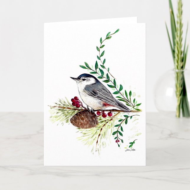 Nuthatch Bird Card (Nuthatch Bird Card from Jenn's Emporium. )