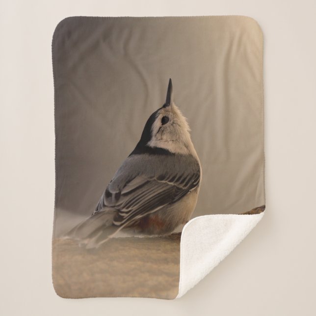 Nuthatch_Sherpa_Blanket Sherpa Blanket (Front)