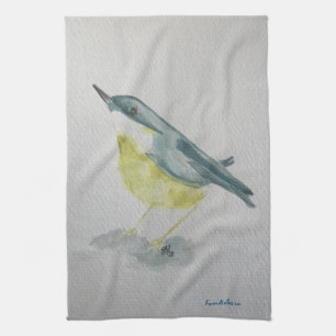 Nuthatch Tea Towel