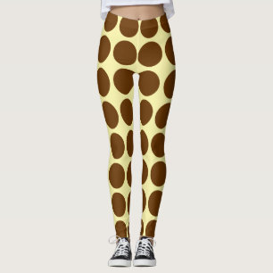 Nutmeg Cream Neutral Dots Leggings