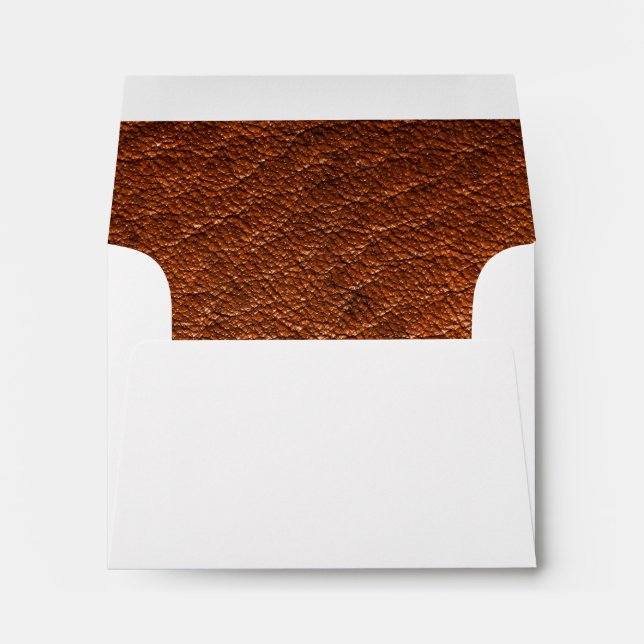 Nutmeg Leather Envelope (Back (Bottom))