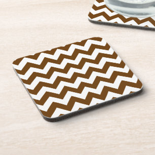 Nutmeg Neutral Chevron Coaster