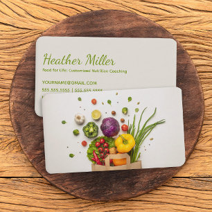 Nutrition Coach Business Card