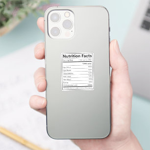 Nutrition Facts Custom Label
