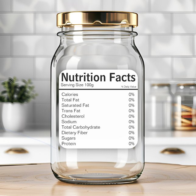 Nutrition Facts Food Labels (Creator Uploaded)