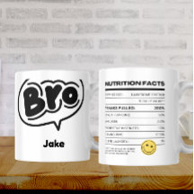 Nutrition Facts: Laughs & Coffee - Good Bro