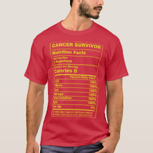 Nutrition Facts Survivor T-Shirt