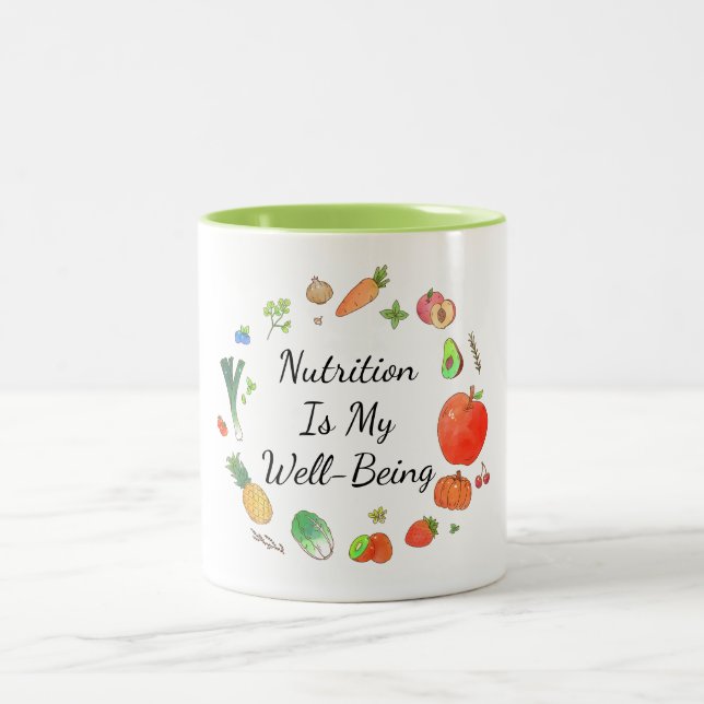 Nutrition Is My Well-Being Mug (Center)
