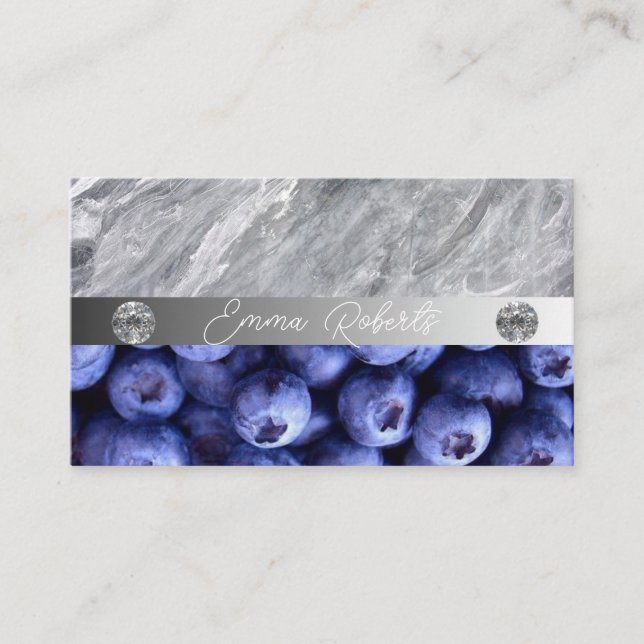 Nutrition Therapist Health and Wellness Business Card (Front)